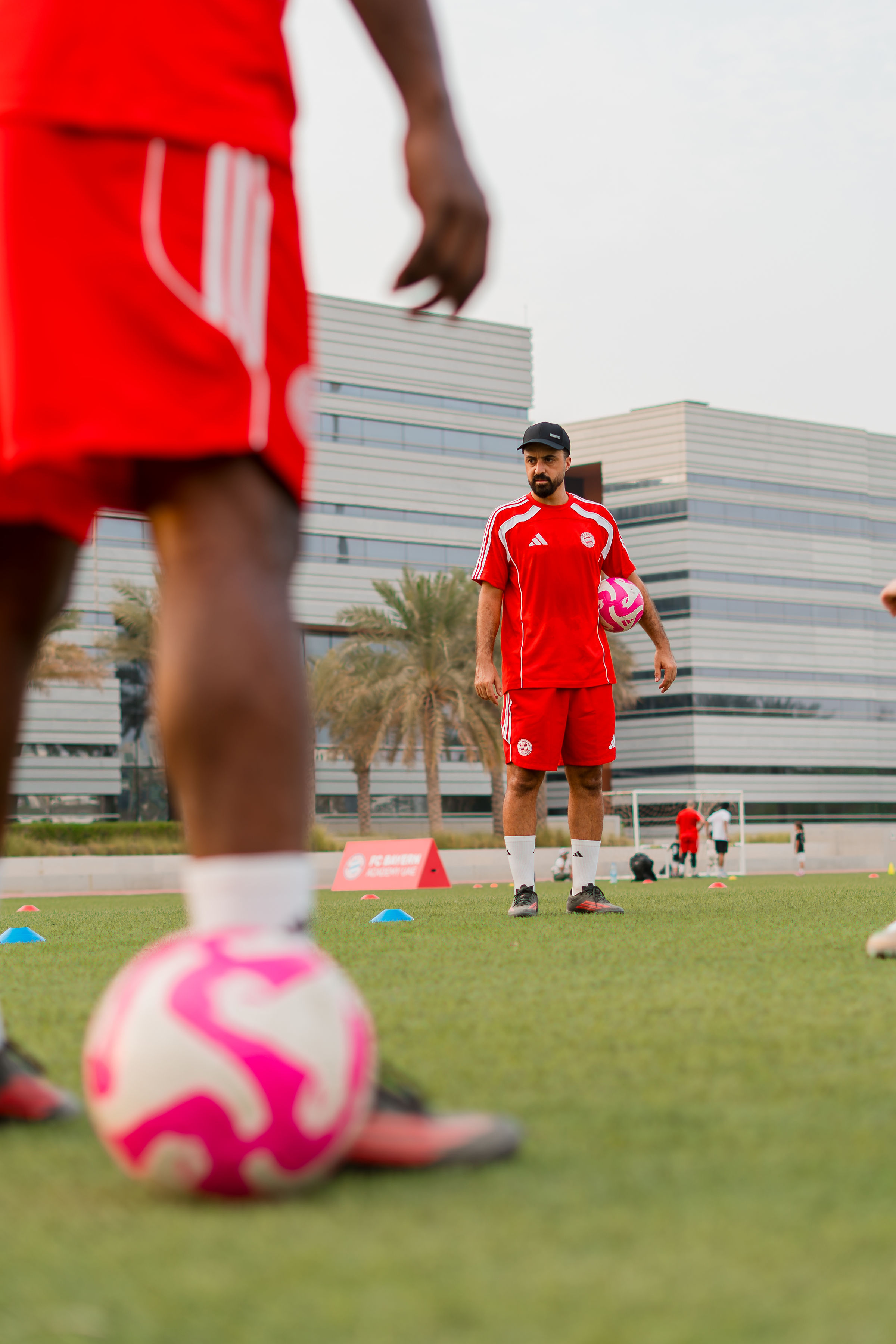 FC Bayern Academy UAE coach leading a training session in Dubai