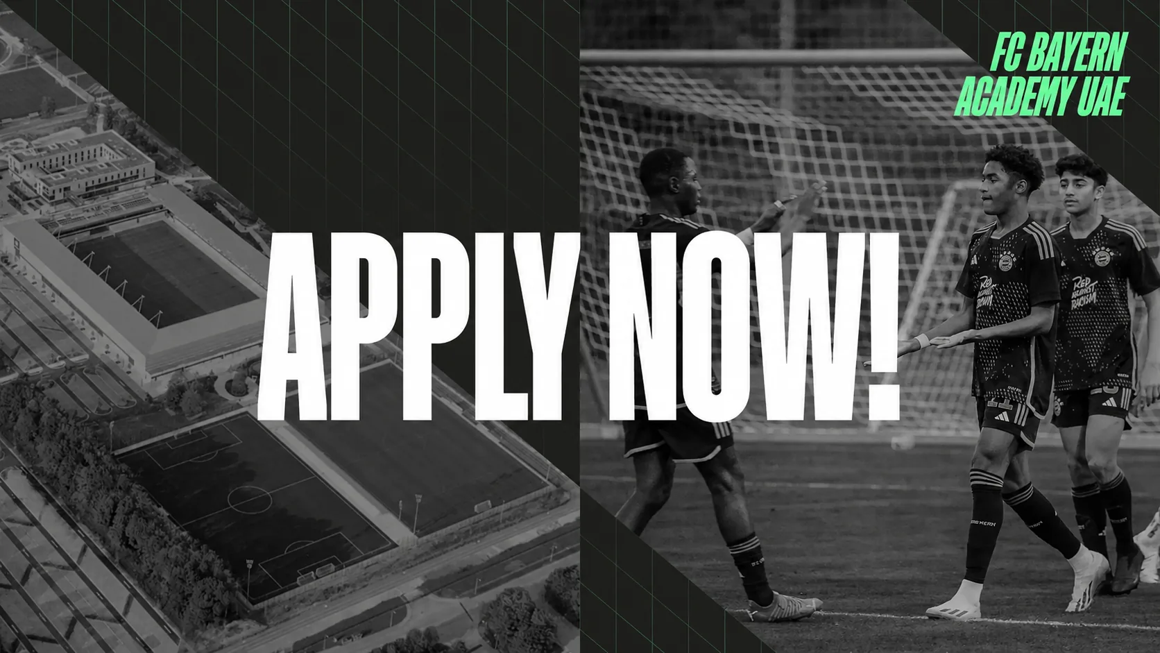 Apply now for FC Bayern Academy UAE